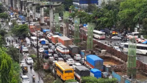 दिल्ली एनसीआर में लगा जाम (प्रतीकात्मक फोटो)
